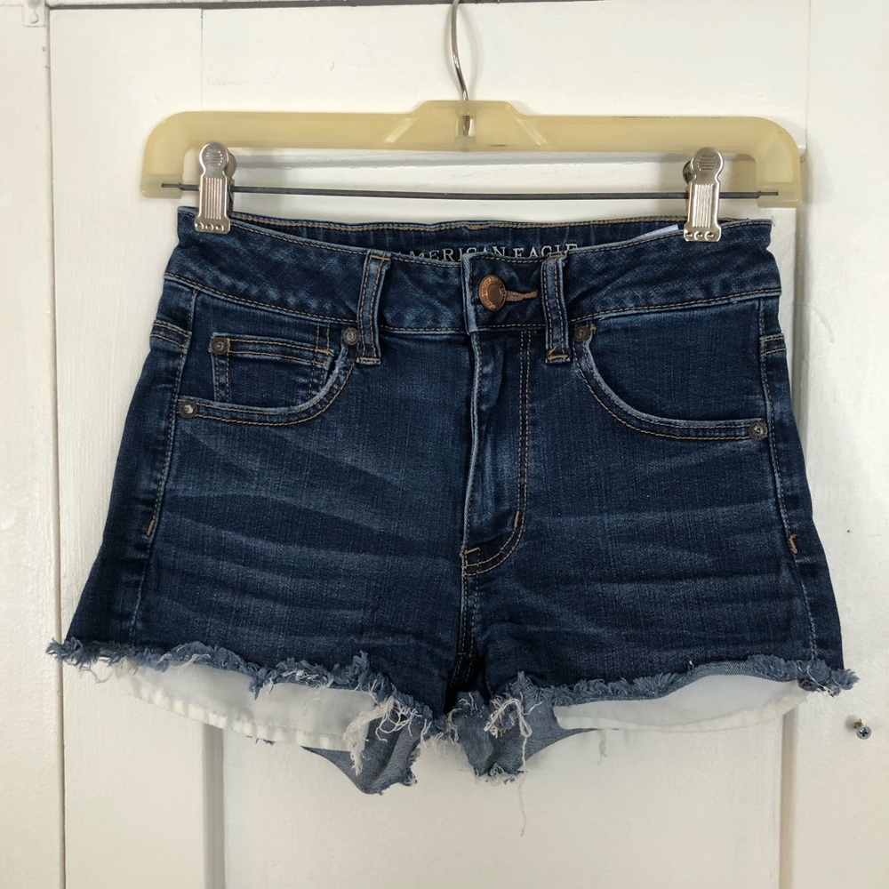 American Eagle High Waisted Denim Shorts